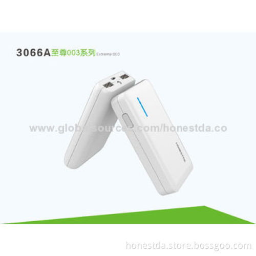 Dual-USB Output 6,600mAh Backup Battery/Power Bank